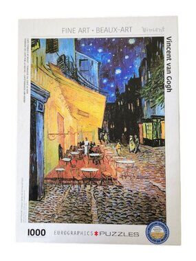 Vincent van Gogh Cafe Terrace at Night 1000 Piece Jigsaw Puzzle EuroGraphics